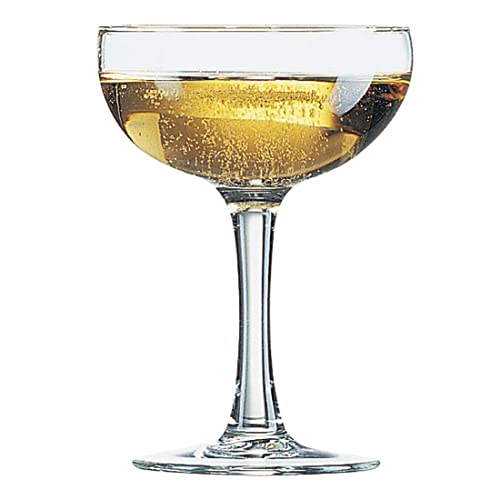Arcoroc Elegance Champagner Tasse 160 ml, ohne Füllstrich, 12 Tassen von Arcoroc