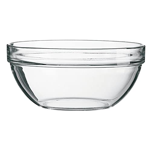 Arcoroc ARC 10022 Empilable Schale, Stapelschale, Schüssel, 20cm, 1.8 Liter, Glas, transparent, 1 Stück von Arcoroc