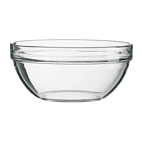 Arcoroc ARC 09994 Empilable Schale, Stapelschale, Schüssel, 26cm, 4.5 Liter, Glas, transparent, 1 Stück von Arcoroc