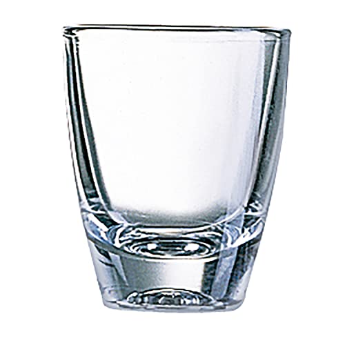 Arcoroc ARC 00065 Gin Schnapsglas, Shotglas, Stamper, 50 ml, Glas, transparent, 24 Stück von Arcoroc