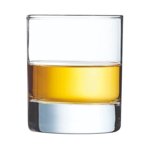 Arcoroc - Island-Kollektion – 6 Gläser unten 20 cl aus Glas – professionelle Verwendung – verstärkte Verpackung, geeignet für den Online-Verkauf von Arcoroc
