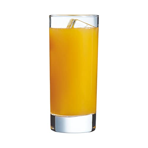 Arcoroc - Kollektion Island – 6 Gläser hoch 29 cl aus Glas – Professioneller Einsatz – ideal für Longdrinks – verstärkte Verpackung von Arcoroc