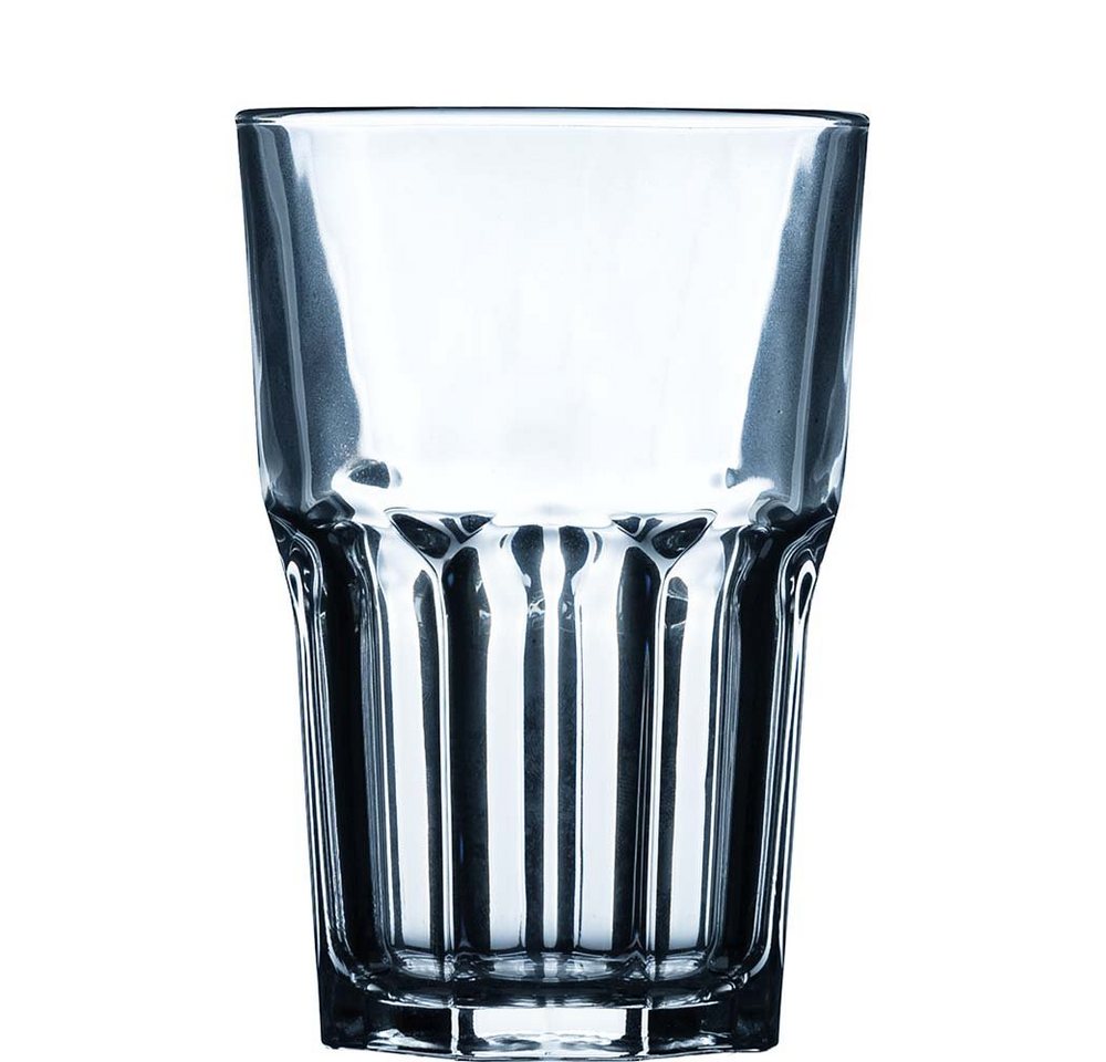 Arcoroc Longdrinkglas Granity, Glas gehärtet, Longdrink stapelbar 420ml Glas gehärtet transparent 6 Stück von Arcoroc