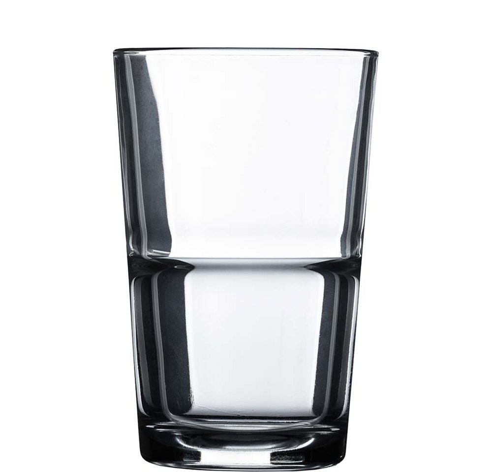 Arcoroc Longdrinkglas Stack Up, Glas gehärtet, Longdrink stapelbar 290ml Glas gehärtet transparent 6 Stück von Arcoroc
