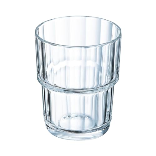 Arcoroc ARC 61697 Norvege Trinkglas, Wasserglas, Saftglas, 250ml, Glas, transparent, 6 Stück von Arcoroc