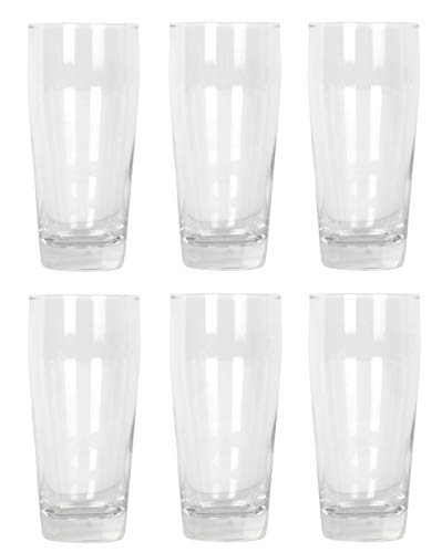 Arcoroc - Professional - Willi Becher, 6 Stück, Bierglas Wassserglas oder Saftglas, geeicht bis 0,2l von Arcoroc