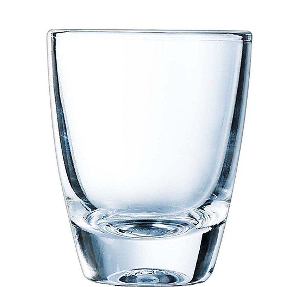 Arcoroc Schnapsglas Gin, Glas, Schnapsglas Shotglas Stamper 50ml Glas transparent 24 Stück von Arcoroc