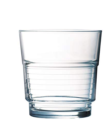 Arcoroc ARC 58057 Spirale Trinkglas, Wasserglas, Saftglas, 250ml, Glas, transparent, 6 Stück Arcoroc ARC 58057 Spirale Trinkglas, Wasserglas, Saftglas, 250ml, Glas, transparent, 6 Stück von Arcoroc