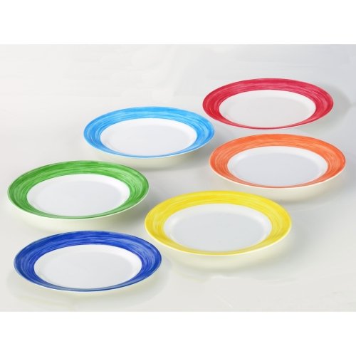 Arcoroc Teller flach, Ø 25,4 cm, 6 Stk. pro Farbe, orange Arcoroc Teller flach, Ø 25,4 cm, 6 Stk. pro Farbe, orange von Arcoroc