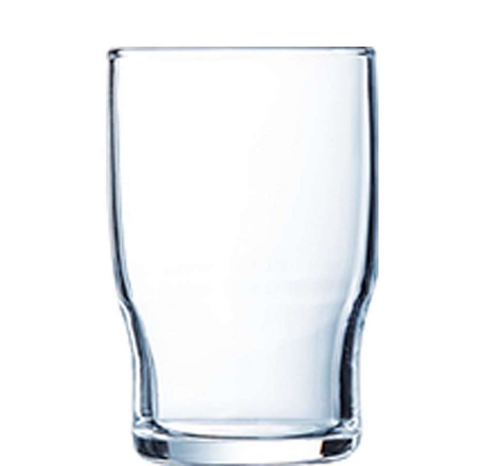 Arcoroc Tumbler-Glas Campus, Glas gehärtet, Tumbler Trinkglas stapelbar 220ml Glas gehärtet transparent 6 Stück von Arcoroc