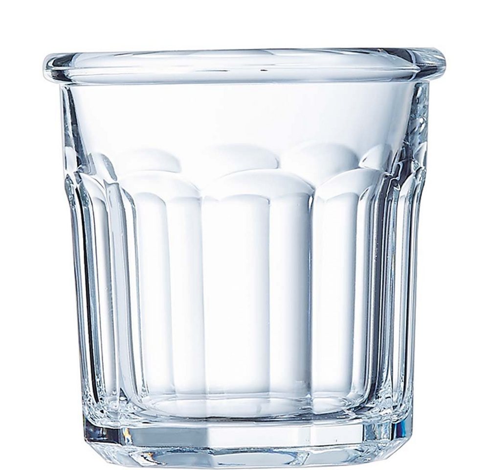 Arcoroc Tumbler-Glas Eskale, Glas gehärtet, Tumbler Trinkglas 90ml Glas gehärtet transparent 6 Stück von Arcoroc