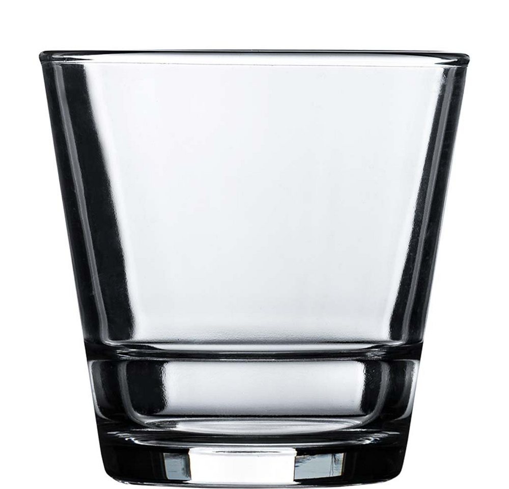 Arcoroc Tumbler-Glas Stack Up, Glas gehärtet, Tumbler Trinkglas stapelbar 210ml Glas gehärtet transparent 6 Stück von Arcoroc