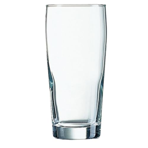 Arcoroc Willli Becher Biergläser, 12 Stück, Glas, 33 cl von Arcoroc
