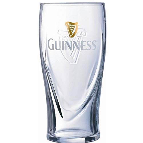 Guinness Bierglas, 570 ml, robust und langlebig für Bar oder Zuhause von Arcoroc