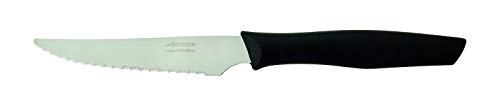 Arcos Serie Nova - Steakmesser - Klinge Nitrum Edelstahl 70 mm - HandGriff Polypropylen Farbe Schwarz von Arcos