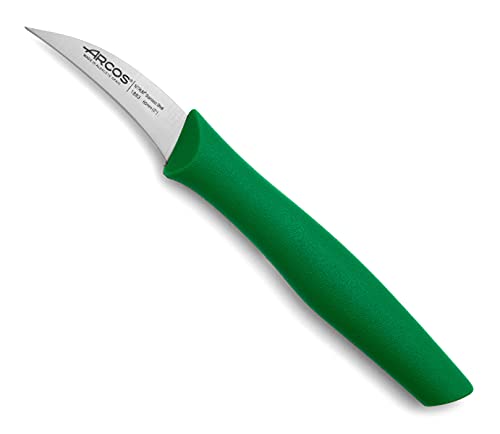 Arcos Serie Nova - Schälmesser - Klinge Nitrum Edelstahl 60 mm - HandGriff Polypropylen Farbe Grün von Arcos