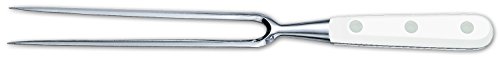 Arcos Serie Riviera Blanc - Tranchiergabel - Klinge aus Nitrum geschmiedetem Edelstahl 180 mm - HandGriff Polyoxymethylen (POM) Farbe Weiße, 37.5 x 7.8 x 3 cm von Arcos