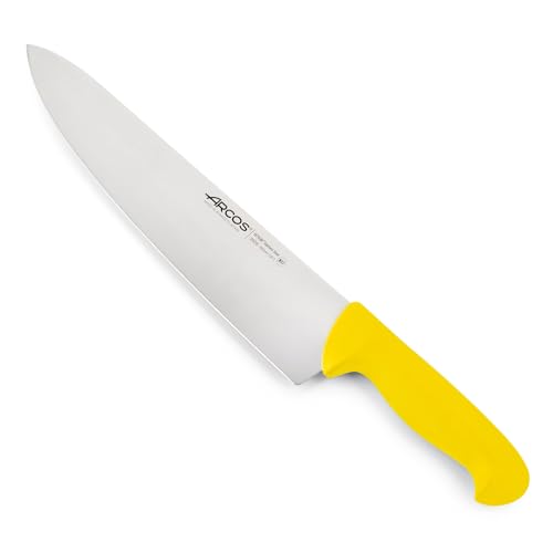 Arcos Serie 2900 - Kochmesser - Klinge Nitrum Edelstahl 300 mm - HandGriff Polypropylen Farbe Gelb von Arcos