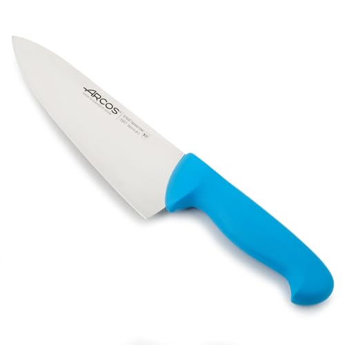 Arcos Serie 2900 - Kochmesser - Klinge Nitrum Edelstahl 200 mm - HandGriff Polypropylen Farbe Blau von Arcos
