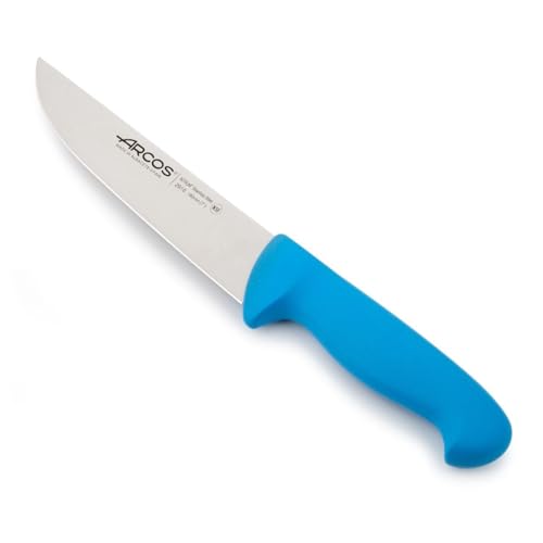 Arcos Serie 2900 - Metzgermesser Steakmesser - Klinge Nitrum Edelstahl 180 mm - HandGriff Polypropylen Farbe Blau von Arcos