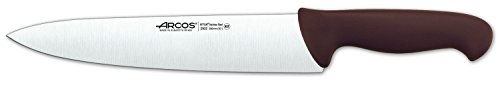 Arcos Serie 2900 - Kochmesser - Klinge Nitrum Edelstahl 250 mm - HandGriff Polypropylen Farbe Braun von Arcos