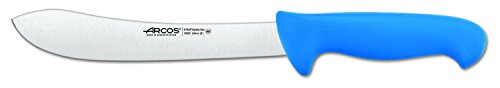Arcos Serie 2900 - Metzgermesser Steakmesser - Klinge Nitrum Edelstahl 200 mm - HandGriff Polypropylen Farbe Blau von Arcos