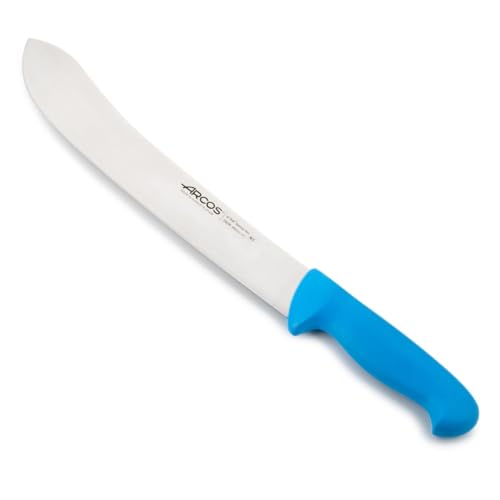 Arcos Serie 2900 - Metzgermesser Steakmesser - Klinge Nitrum Edelstahl 300 mm - HandGriff Polypropylen Farbe Blau von Arcos