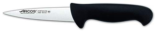 Arcos Serie 2900 - Metzgermesser Steakmesser - Klinge Nitrum Edelstahl 130 mm - HandGriff Polypropylen Farbe Schwarz von Arcos