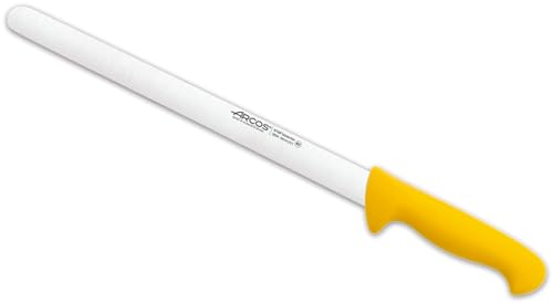 Arcos Serie 2900 - Schneidmesser Schinkenmesser - Klinge Nitrum Edelstahl 300 mm - HandGriff Polypropylen Farbe Gelb von Arcos