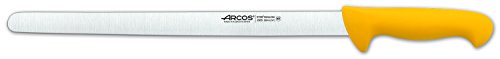 Arcos Serie 2900 - Schneidmesser Schinkenmesser - Klinge Nitrum Edelstahl 350 mm - HandGriff Polypropylen Farbe Gelb von Arcos