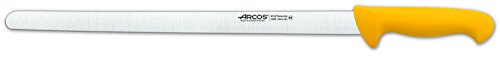 Arcos Serie 2900 - Schneidmesser Schinkenmesser - Klinge Nitrum Edelstahl 400 mm - HandGriff Polypropylen Farbe Gelb von Arcos