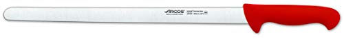 Arcos Serie 2900 - Schneidmesser Schinkenmesser - Klinge Nitrum Edelstahl 400 mm - HandGriff Polypropylen Farbe Rot von Arcos