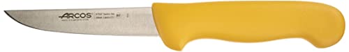 Arcos Serie 2900 - Ausbeinmesser - Klinge Nitrum Edelstahl 130 mm - HandGriff Polypropylen Farbe Gelb von Arcos