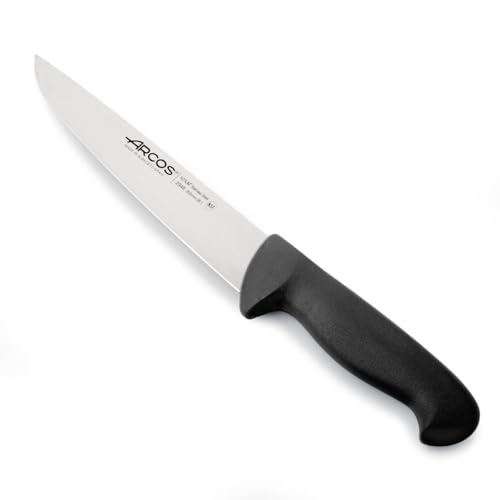 Arcos Serie 2900 - Metzgermesser Steakmesser - Klinge Nitrum Edelstahl 200 mm - HandGriff Polypropylen Farbe Schwarz von Arcos