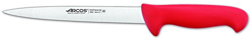 Arcos Serie 2900 - Filetmesser - Klinge Nitrum Edelstahl 190 mm - HandGriff Polypropylen Farbe Rot von Arcos