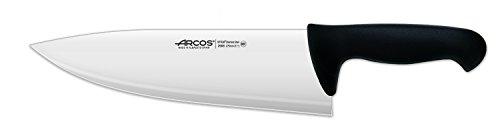 Arcos Serie 2900 - Hackmesser Metzgermesser - Klinge Nitrum Edelstahl 275 mm - HandGriff Polypropylen Farbe Schwarz von Arcos