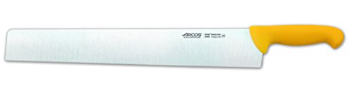 Arcos Serie 2900 - Salami-Messer Käsemesser - Klinge Nitrum Edelstahl 410 mm - HandGriff Polypropylen Farbe Gelb von Arcos
