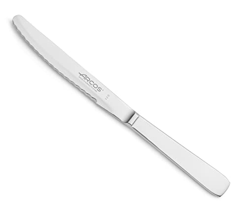 Arcos Table Messer - Dessertmesser Tafelmesser - Monoblock aus einem Stück Edelstahl 110 mm Farbe Silber von Arcos
