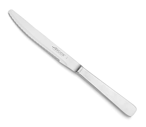 Arcos Table Messer - Tischmesser Tafelmesser - Monoblock aus Einem Stück Edelstahl 125 mm Farbe Silber von Arcos