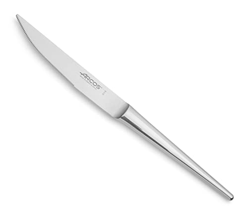 Arcos Table Messer - Steakmesser - Monoblock aus einem Stück Edelstahl 115 mm Farbe Silber von Arcos