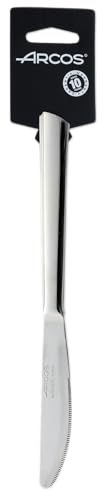 Arcos Edelstahl Dessertmesser Set - 3-teilig, Monoblock, 205 mm Klinge, Serie Toscana, Ideal für Backen und Küche von Arcos