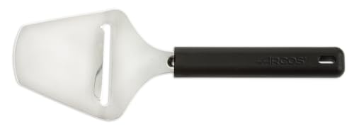 Arcos Käse-Schneider aus Edelstahl 13 cm x 5 cm - Professionelle Gadgets mit Polypropylen-Griff, Langlebig und Hygienisch - Schwarz, Serie 6137 von Arcos