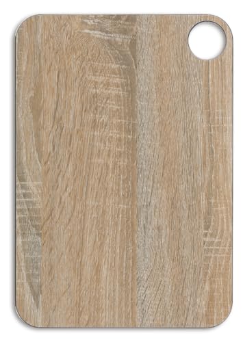 ARCOS Schneidebrett aus Faserharz und Zellulose 33 cm - Ideal zum Schneiden - Braun, Serie Tablas von Arcos