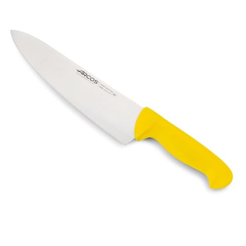 Arcos Chefmesser aus Edelstahl 250 mm - Professionelles Küchenmesser für Schneiden und Reinigen von Gemüse - Ergonomischer Griff aus Polyoxymethylen, Blau, Serie 2900 von Arcos