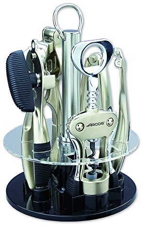 Arcos Zubehör - Geschenkbox Gadgets Küchengeräte Set 5 Stück - Zinklegierung - Verchromt Farbe Silber von Arcos