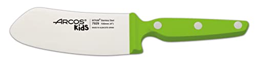 Arcos 792921 Kids - Küchenmesser Kinder - Klinge Nitrum Edelstahl 100 mm - HandGriff Polyoxymethylen (POM) Farbe Grün von Arcos