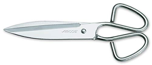 ARCOS Ecopro Edelstahl Mehrzweck-Küchenschere 200mm, Ergonomische Schere zum Kochen in Silberfarbe von Arcos