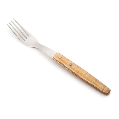 ARCOS Fleischgabel aus Nitrum-Edelstahl - Ergonomischer Griff aus Polyoxymethylen (POM), Ideal für Schneiden und Zerkleinern von Braten, Koteletts oder Steaks - 90 mm, Serie Mesa, Farbe Braun von Arcos