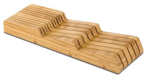 Arcos Messerblock - Messerblock schublade zu Messer bis 25 cm - Gemacht aus Bamboo 39 x 432 x 139 mm - Farbe Braun Arcos Messerblock - Messerblock schublade zu Messer bis 25 cm - Gemacht aus Bamboo 39 x 432 x 139 mm - Farbe Braun von Arcos