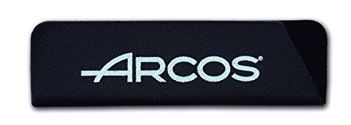 Arcos Messerzubehör - Schutzabdeckung für Messer, Serie 6940, 18 cm - Strapazierfähiges Material mit weichem Futter zum Schutz vor Kratzern - Schwarz von Arcos